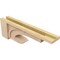 Ekena Millwork 5"W x 30"D x 10"H Thin Alma Rough Cedar Woodgrain TimberThane Corbel, Primed Tan CORUR05X30X10ALMRCPR - alternate 2